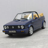 [Norev] 1:18 Volkswagen 1983 Golf MK1 Cabriolet Blue Model Car Resin