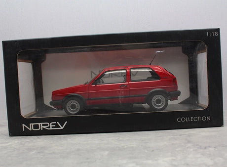[Norev] 1:18 Volkswagen 1984 Golf CL Red Model Car Resin
