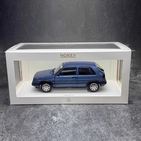 [Norev] 1:18 Volkswagen 1988 Golf Blue Model Car Resin