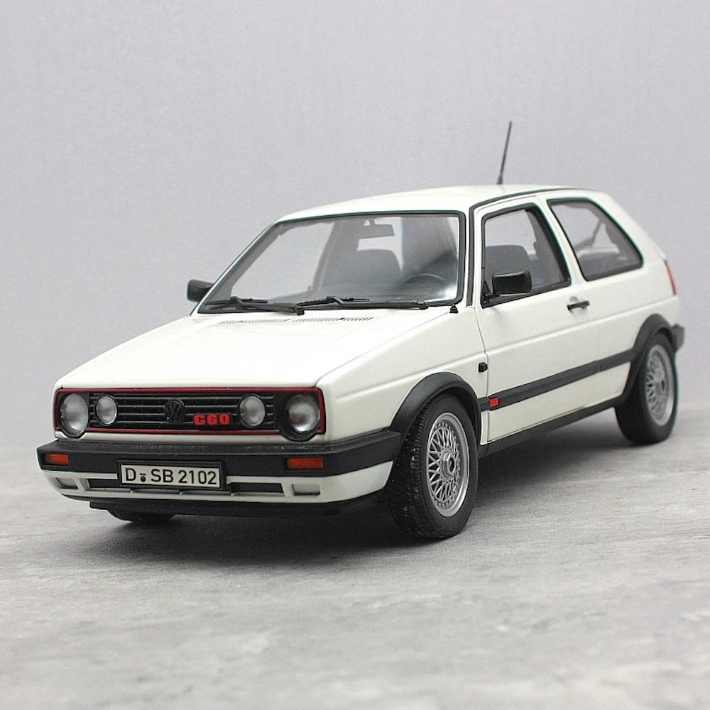 [Norev] 1:18 Volkswagen 1990 Golf GTI G60 White Model Car Resin