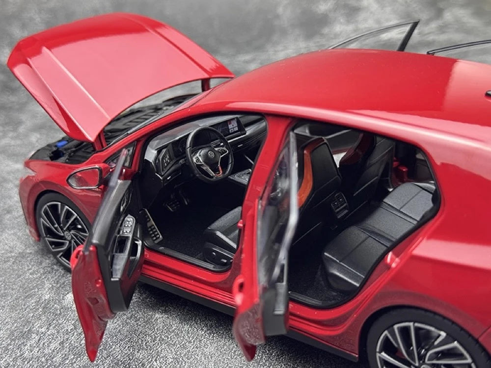 [Norev] 1:18 Volkswagen 2020 Golf GTI Red Model Car Resin