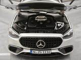 NZG Mercedes-AMG 2023 S 63 E 퍼포먼스 V223 하이테크 실버 1:18 – 수집용 다이캐스트 모델 다이캐스트