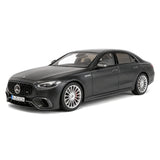 NZG Mercedes-AMG 2023 S 63 E Performance V223 Nightblack Magno 1:18 – modelo de coleção em metal fundido