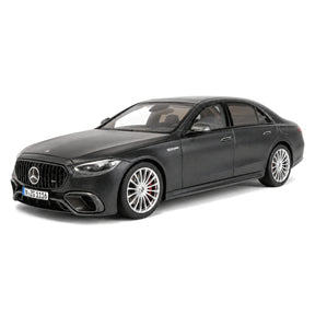 NZG Mercedes-AMG 2023 S 63 E Performance V223 Nightblack Magno 1:18 – modelo de coleção em metal fundido