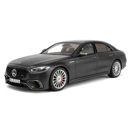 NZG Mercedes-AMG 2023 S 63 E Performance V223 Nightblack Magno 1:18 – Collectible Diecast Model Die-Cast