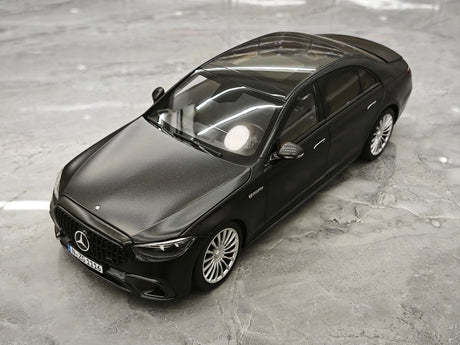 NZG Mercedes-AMG 2023 S 63 E Performance V223 Nightblack Magno 1:18 – Collectible Diecast Model Die-Cast