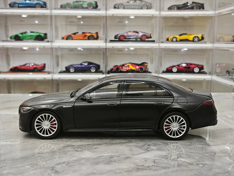 NZG Mercedes-AMG 2023 S 63 E Performance V223 Nightblack Magno 1:18 – Collectible Diecast Model Die-Cast
