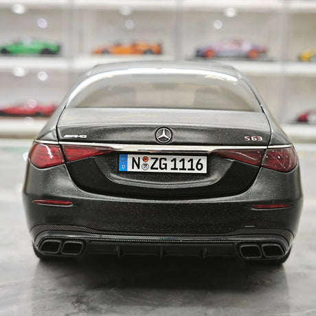 NZG Mercedes-AMG 2023 S 63 E Performance V223 Nightblack Magno 1:18 – Collectible Diecast Model Die-Cast