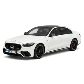 NZG Mercedes-AMG 2023 S 63 E 퍼포먼스 V223 오팔리스 화이트 1:18 – 수집용 다이캐스트 모델 다이캐스트