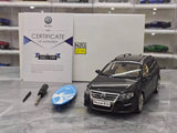[NZG] 1:18 Volkswagen 2008 Passat R36 Estate Black Model Car Die-Cast