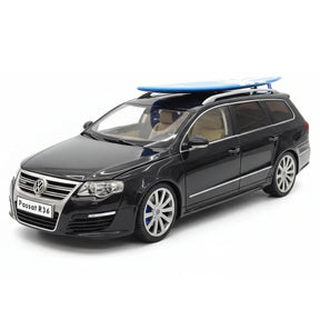 [NZG] 1:18 Volkswagen 2008 Passat R36 Estate Black Model Car Die-Cast