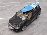 [NZG] 1:18 Volkswagen 2008 Passat R36 Estate Black Model Car Die-Cast