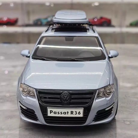 [NZG] 1:18 Volkswagen 2008 Passat R36 Estate Blue Model Car Die-Cast