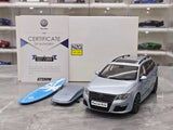 [NZG] 1:18 Volkswagen 2008 Passat R36 Estate blu modellino di auto Die-Cast