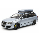 [NZG] 1:18 Volkswagen 2008 Passat R36 Estate blu modellino di auto Die-Cast