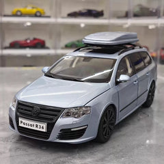 [NZG] 1:18 Volkswagen 2008 Passat R36 Estate Blue Model Car Die-Cast