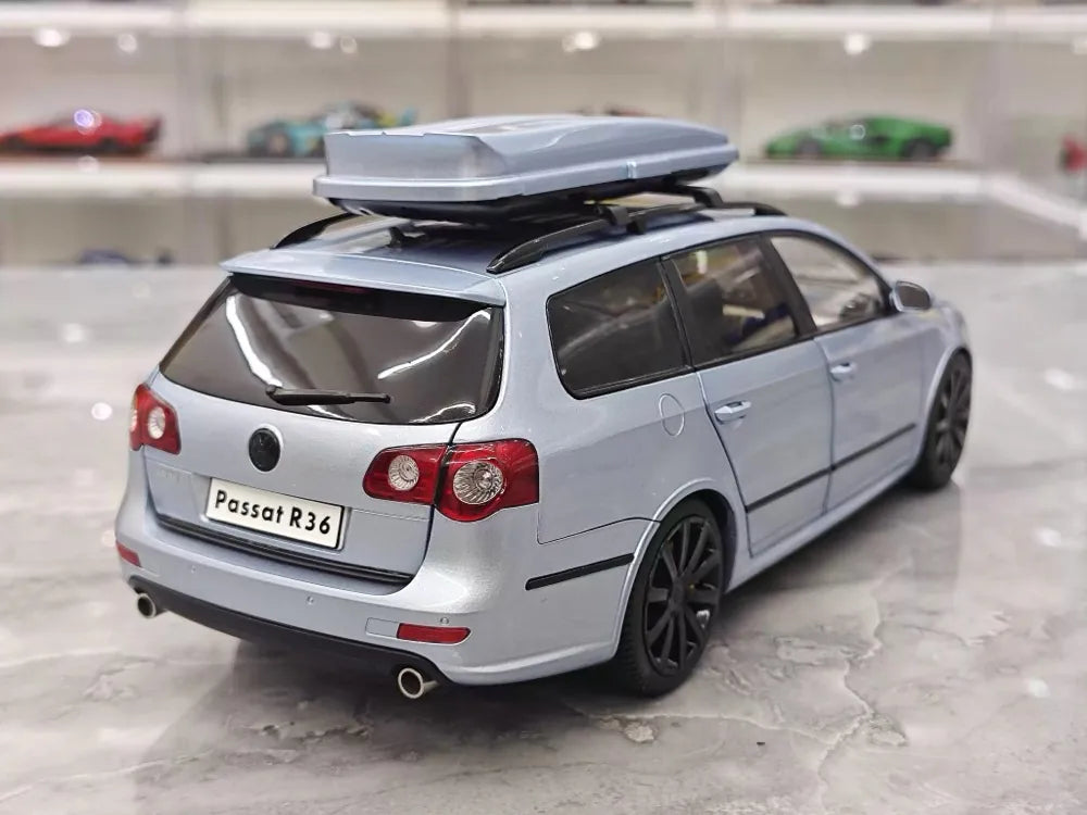 [NZG] 1:18 Volkswagen 2008 Passat R36 Estate Blue Model Car Die-Cast