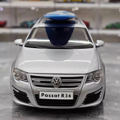 [NZG] 1:18 Volkswagen 2008 Passat R36 Estate argent voiture miniature Die-Cast