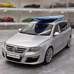 [NZG] 1:18 Volkswagen 2008 Passat R36 Estate argent voiture miniature Die-Cast