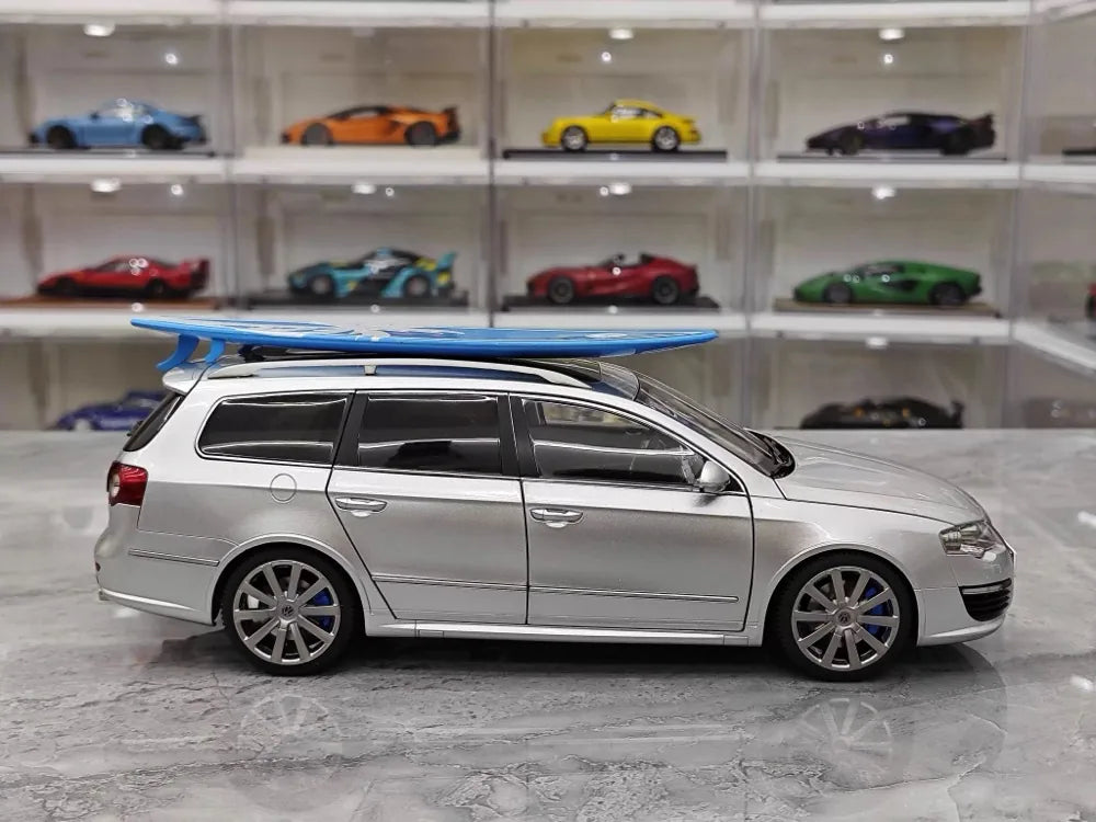 [NZG] 1:18 Volkswagen 2008 Passat R36 Estate argent voiture miniature Die-Cast