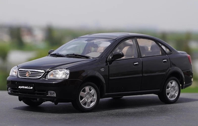 [OEM] 1:18 Buick 2003 Excelle Black Model Car Die-Cast
