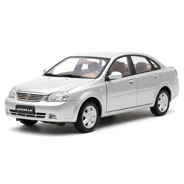 [OEM] 1:18 Buick 2003 Excelle Silver Model Car Die-Cast