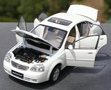 [OEM] 1:18 Buick 2003 Excelle valkoinen pienoismalli Die-Cast