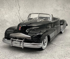 [SunStar] 1:18 Buick 1938 Y-Job Black Model Car Die-Cast