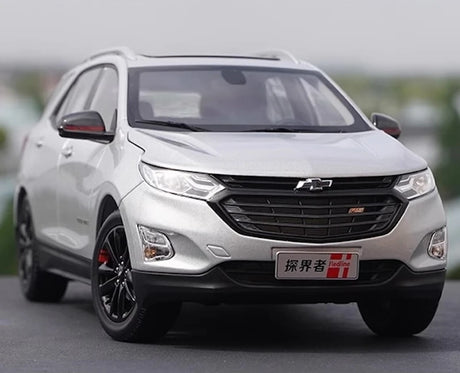 [OEM] 1:18 Chevrolet 2018 Equinox Redline Silver Model Car Die-Cast