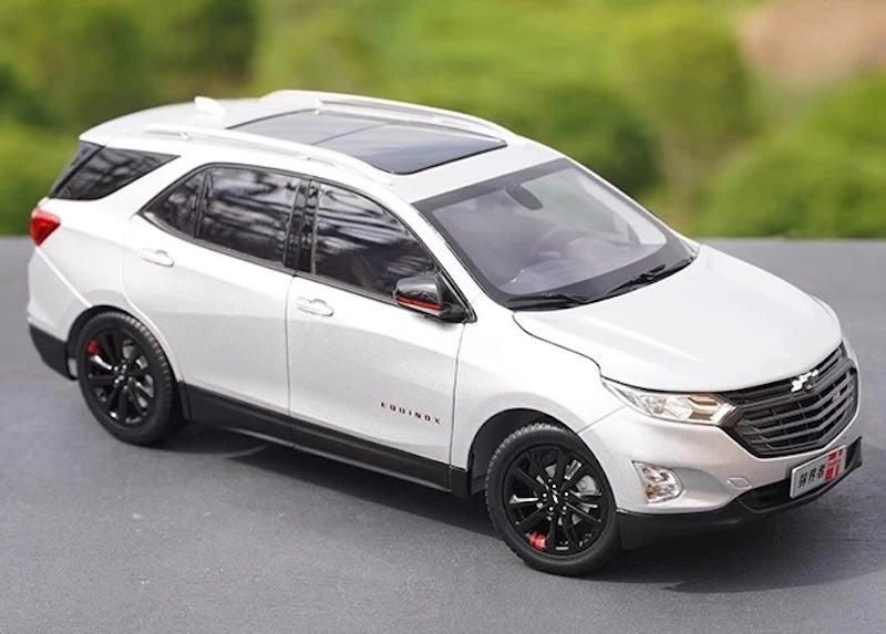 [OEM] 1:18 Chevrolet 2018 Equinox Redline argento modellino di auto Die-Cast