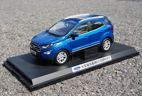 [OEM] 1:18 Ford 2018 EcoSport Blue Model Car Die-Cast