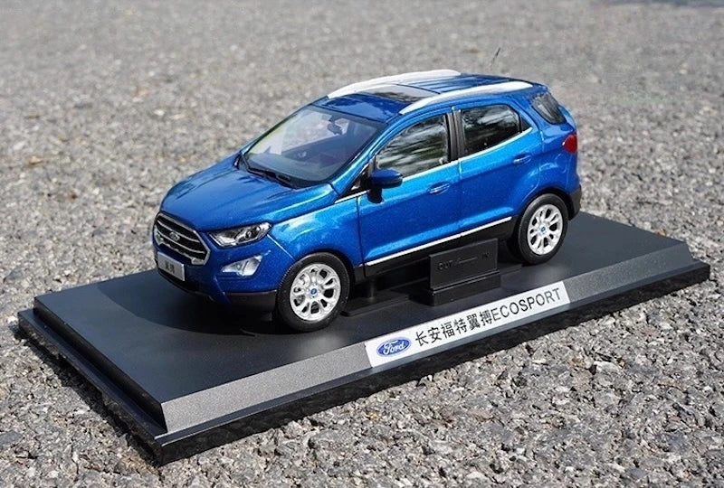 [OEM] 1:18 Ford 2018 EcoSport Blue Model Car Die-Cast