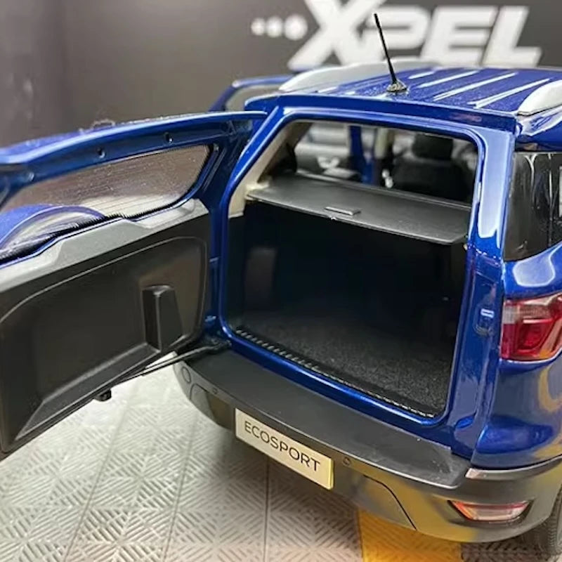 [OEM] 1:18 Ford 2018 EcoSport Blue Model Car Die-Cast