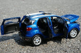 [OEM] 1:18 Ford 2018 EcoSport Blue Model Car Die-Cast