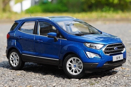 [OEM] 1:18 Ford 2018 EcoSport Blue Model Car Die-Cast