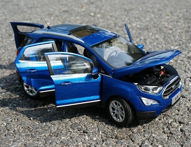 [OEM] 1:18 Ford 2018 EcoSport Blue Model Car Die-Cast