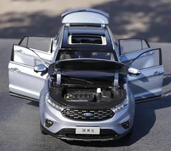 [OEM] 1:18 Ford 2018 Territory Silver Model Car Die-Cast