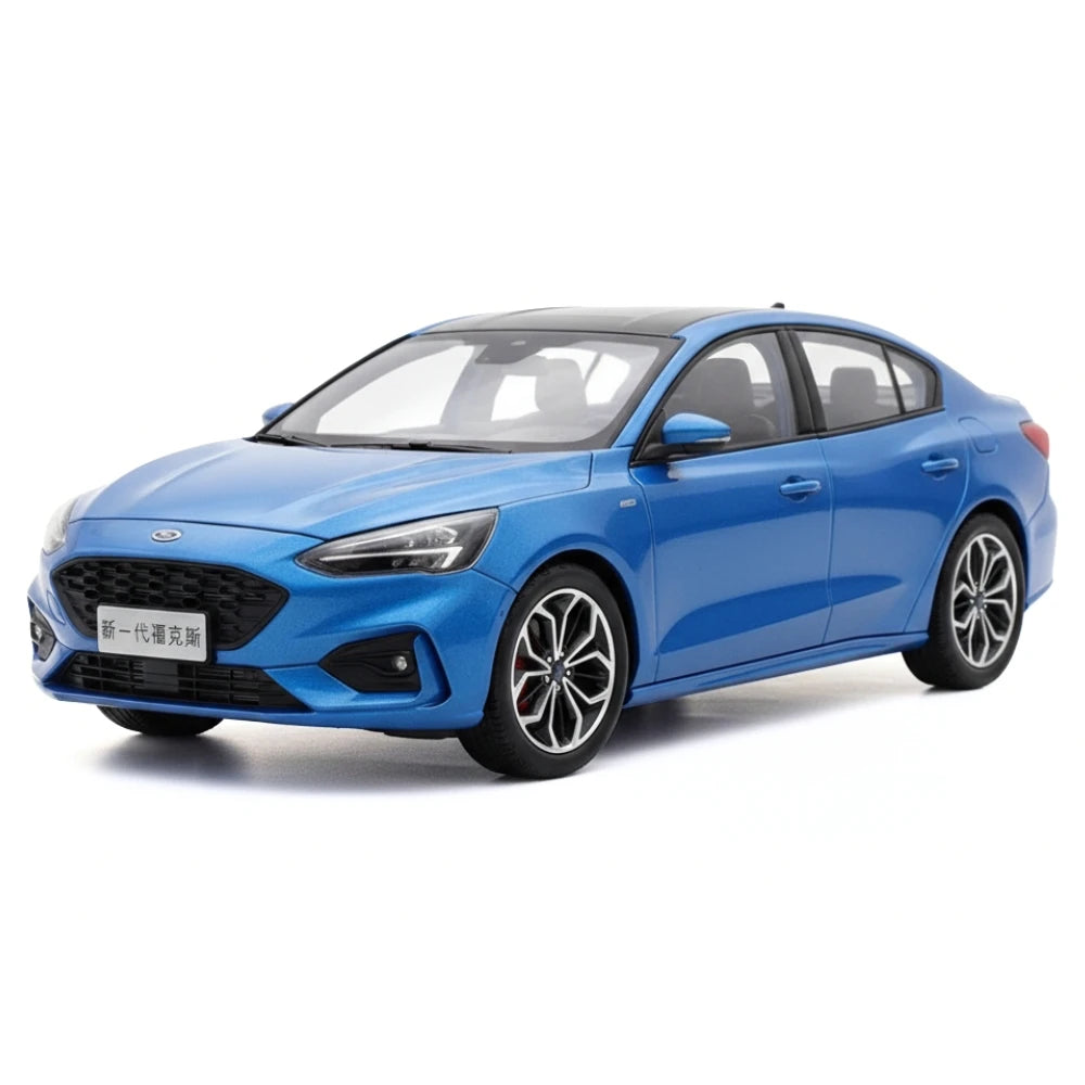 [OEM] 1:18 Ford 2020 Focus Blue Model Car Die-Cast