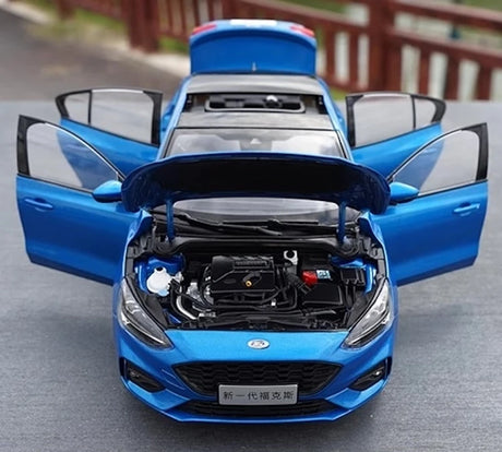 [OEM] 1:18 Ford 2020 Focus Blue Model Car Die-Cast