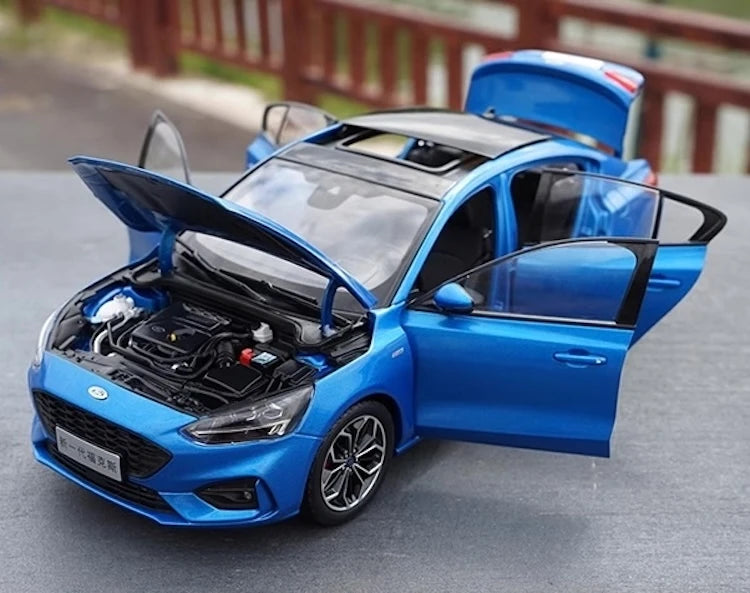 [OEM] 1:18 Ford 2020 Focus Blue Model Car Die-Cast