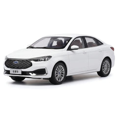 [OEM] 1:18 Ford 2022 Escort bianco modellino di auto Die-Cast