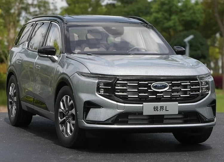 [OEM] 1:18 Ford 2023 Edge grigio modellino di auto Die-Cast