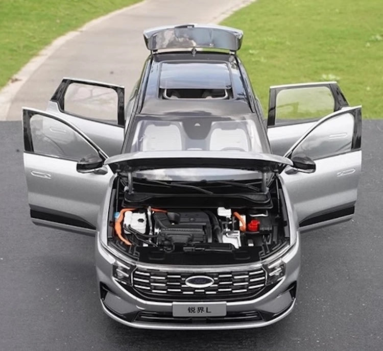 [OEM] 1:18 Ford 2023 Edge grigio modellino di auto Die-Cast