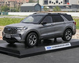 [OEM] 1:18 Ford 2023 Explorer gray Model Car Die-Cast