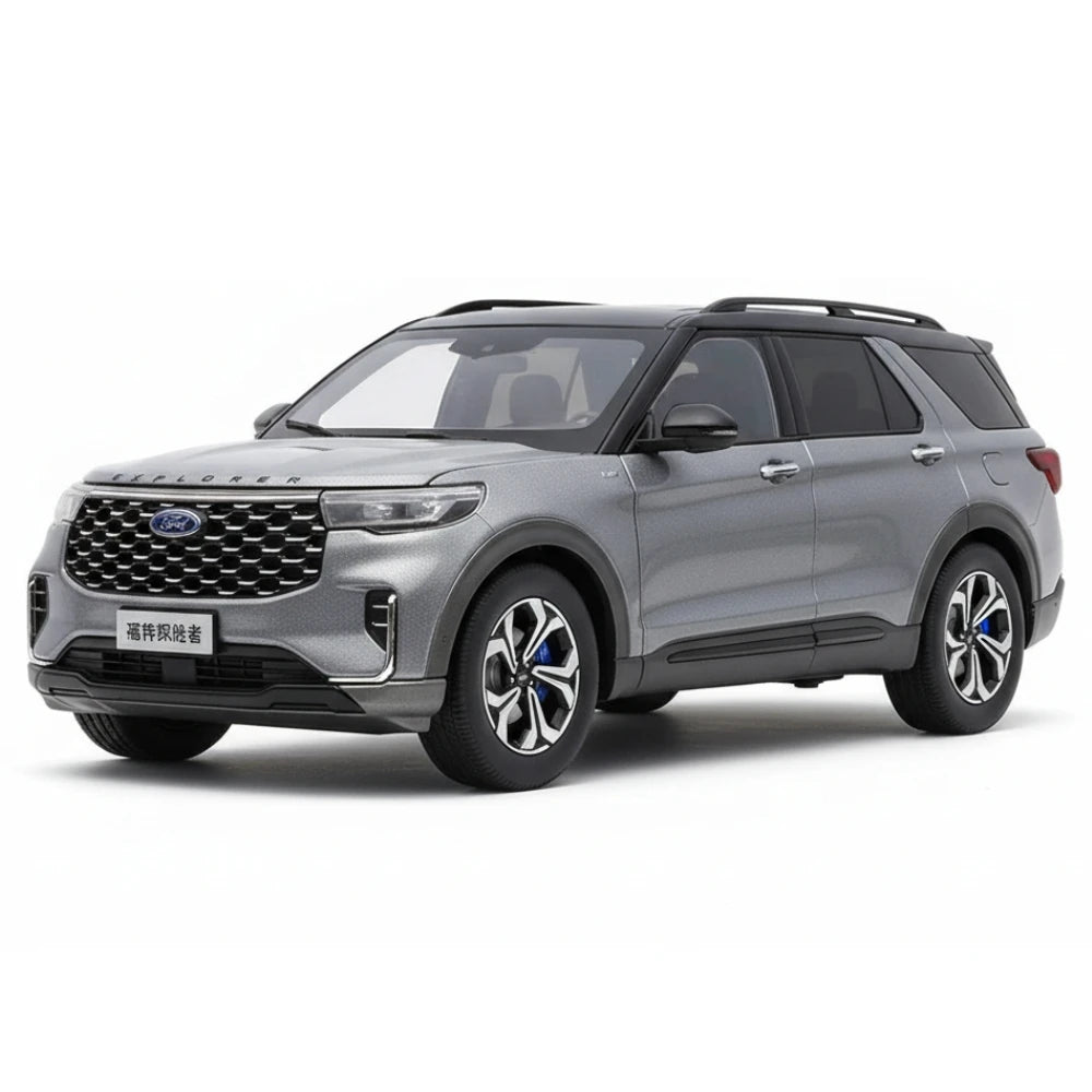 [OEM] 1:18 Ford 2023 Explorer gray modelauto Die-Cast