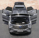 [OEM] 1:18 Ford 2023 Explorer gray Model Car Die-Cast
