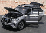 [OEM] 1:18 Ford 2023 Explorer gray Model Car Die-Cast