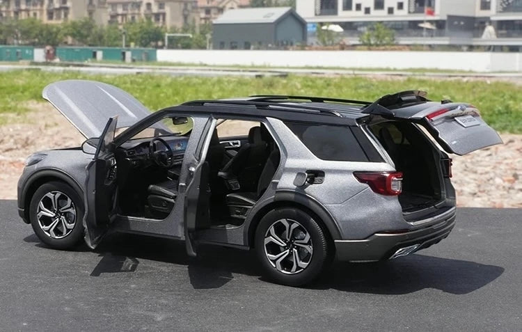 [OEM] 1:18 Ford 2023 Explorer gray Model Car Die-Cast