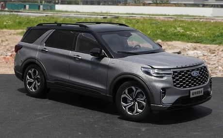 [OEM] 1:18 Ford 2023 Explorer gray Model Car Die-Cast