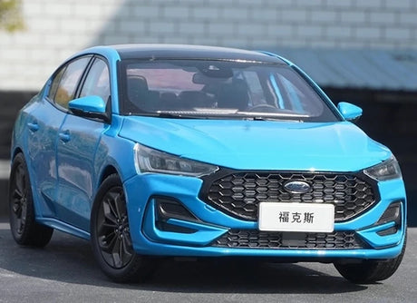 [OEM] 1:18 Ford 2022 Focus Blue Model Car Die-Cast